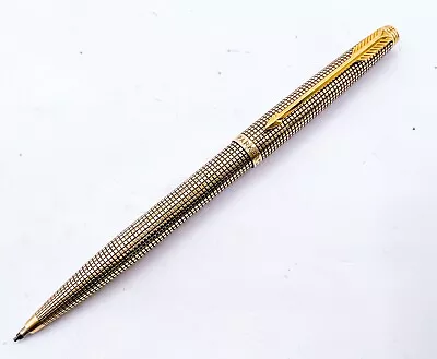 Mint Parker 75 Flat Top 60s Sterling Silver Vermeil Gold 14k Mechanical Pencil • $220