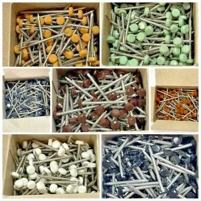 £12.60 • Buy Polytop Nails / Pins Plastic Head Nails / Poly Pins Various Colours