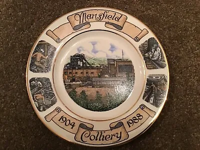 Mansfield Colliery Mining Plate • £11