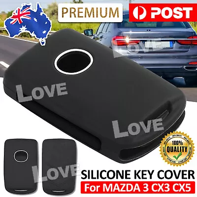 Silicone Key Cover For MAZDA 3 CX3 CX5 Remote Case FOB AU 2024 NEW • $6.45