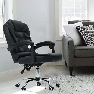 Ergonomic Reclining Massage Office Computer Chair Swivel Gaming Chair Adjustable • $88.99