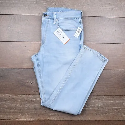 Old Navy Relaxed Slim Built-In-Flex Jeans - 30x30 Light Wash Denim Pants Men's • $16.99