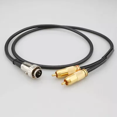 RCA To 5 Pin Locking Naim DIN Cable For Naim E.g. NAIT 3 Or 42.5 Preamplifier • $50