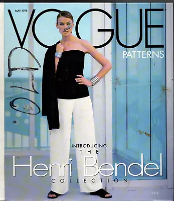 May 1998 VOGUE Pattern Sales Book • $15