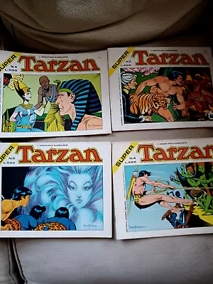 Russ Manning Vintage Graphic Tarzan 1974 Italian Picture Book X 4 Cenisio Milano • £14.40