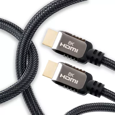 HDMI 2.1 Fibre Optic Cable Real UHD HDR 48Gbps 8K@60Hz 4K@120Hz HDMI 3D HDCP2.2 • $23.74