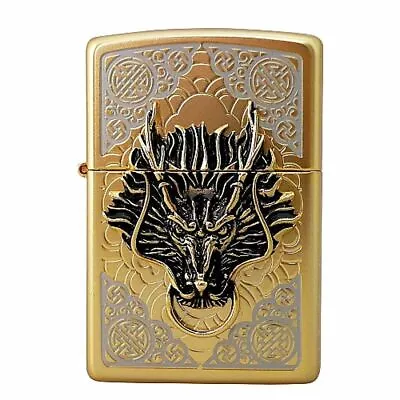 Zippo Lighter Dragon Guard GD Windproof Genuine Free Shipping 6 Flint New In Box • $128.05