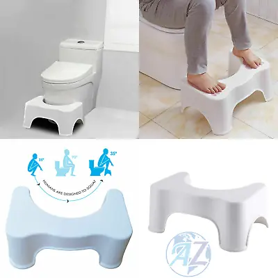 £9.65 • Buy Bathroom & Toilet Step Stool Non Slip Bath Squatty Potty Squat Aid Piles Relief