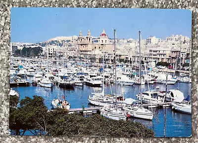 £4 • Buy Msida Marina MALTA POSTCARD 'Treasures Of Malta' 14c STAMP Prehistoric Art 1996