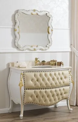 Bathroom Vanity Set With Mirror Ramirez Venetian Baroque Style Convex Cabinet... • £3440