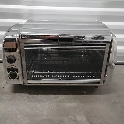 Vintage 1950s Kenmore Oven Baker Automatic Rotisserie Retro Kitchen Chrome Grill • $104.95