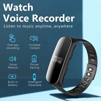 S6 Voice Recorder Watch 8GB 16GB 32GB Audio Voice Wristband Bracelet Recording • $28.37