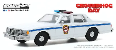 Greenlight 1/43 Groundhog Day (1993) - 1980 Chevrolet Caprice Police Car 86584 • $9.99