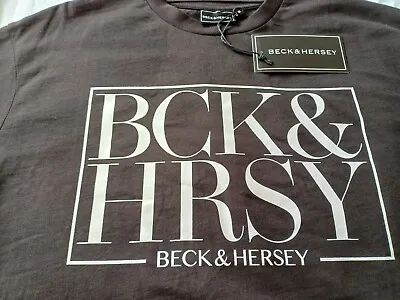 Beck & Hersey Black Cotton T Shirt-Mens Medium-New With Tags • £7.99