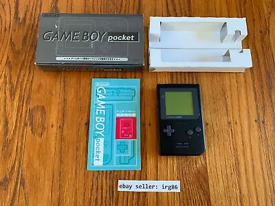 Nintendo Game Boy Pocket Black Console System Complete In Box • $120