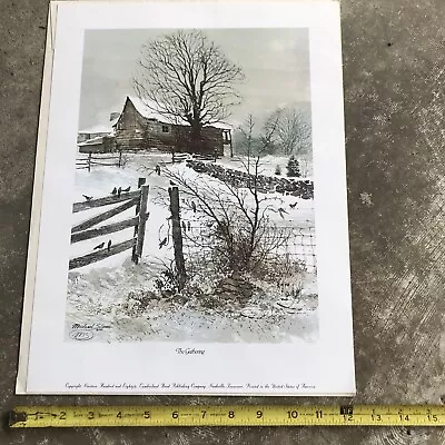Michael Sloan Tennessee Cumberland  Bend Art The Gathering Print 1980 • $10.09