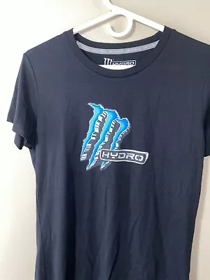 Monster Energy Hydro Promo Black T Shirt Size S Performance Apparel • $19.99