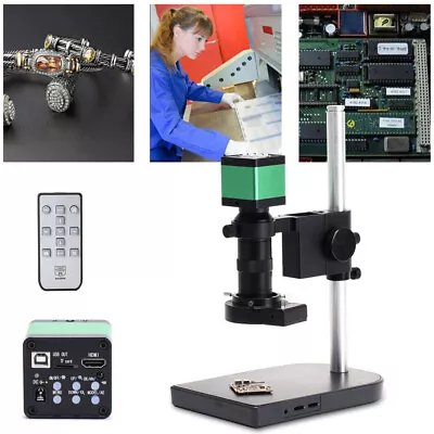48MP Electronic Digital Microscope HDMI Industrial Camera Full HD Digital Zoom • $176