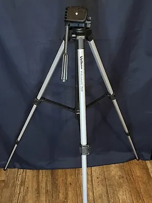 Velbon Videomate 300 Tripod 57  Lightweight 3-Way Adjustable With Telescope Legs • $15.99