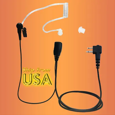 1.5-Wire Acoustic FBI Style PTT Earpiece For Motorola CP110 CP185 CP200 EP450 • $13.99