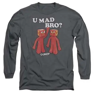 Gumby U Mad Bro Men's Long Sleeve T-Shirt • $33