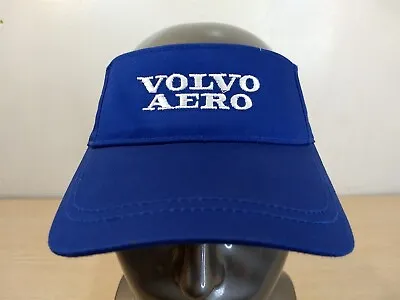 Volvo Aero Adjustable Strapback Sun Visor/cap Blue Aerospace/rocket Swedish • $10.99
