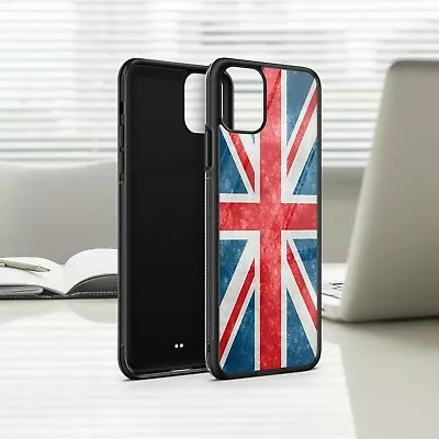 UK Flag Great Britain Union Jack Luxury Tempered Glass Phone Case • £7.90