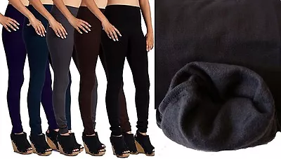 1 Or 3 Women's Warm Thick Fleece Lined Winter Fashion Leggings Lot #SK1 One Size • $14.98