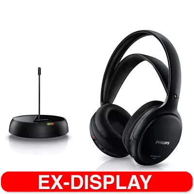 Philips Rechargeable SHC5200 Wireless FM Headphones/Battery For TV/Radio/DVD MP3 • $179