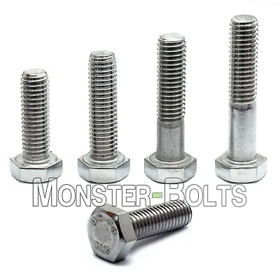 M6 Hex Cap Bolts / Screws A2 Stainless Steel 1.0 Coarse DIN 933 931 Tap 18-8 • $6.90