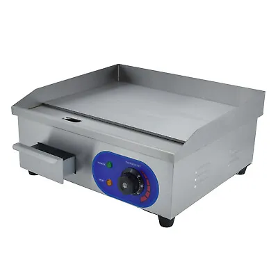 £119 • Buy 2500W Electric Griddle Commercial Countertop Grill Flat Hotplate Barbeque Bacon