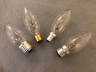 15w/25w/40w/60w Clear Candle Light Bulb Old Style Lamps BC ES SBC SES X10 • £12.25