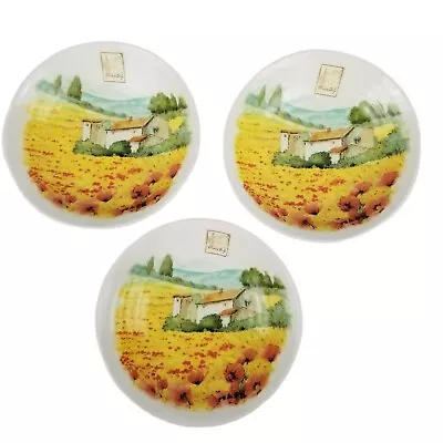 $71.01 • Buy Ce-Va Ceramica Tuscan Pasta Soup Bowls Set Of 3 Italy Countryside Farm Field