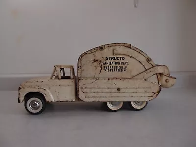Vintage 1960's Structo Pressed Steel Sanitation Dept Garbage Truck • $82.50