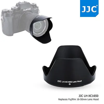 JJC Lens Hood For Fujinon XC 16-50mm On X-T10 X-Pro1 2 X-T1 X-M1 X-E2 E2S X-A2 1 • $8.99