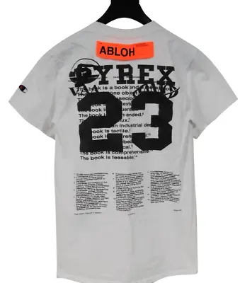 Virgil Abloh Champion MCA Figures Of Speech Pyrex Vision T Shirt Small White • $74.99