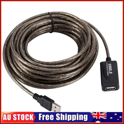 $16.39 • Buy USB2.0 Male To Female Active Repeater Extension Cable Cord Adapter (10m)