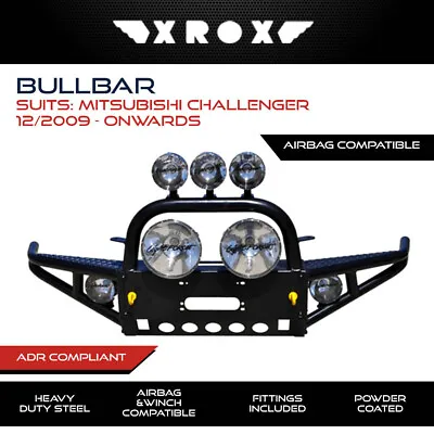 $1604.99 • Buy Xrox Bull Bar Fits Mitsubishi Challenger 12/2009-Onwards Heavy Duty Bullbar 4x4