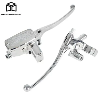 Chrome 25mm 1  Handlebar Master Cylinder Hydraulic Brake Control & Clutch Lever • $25.95