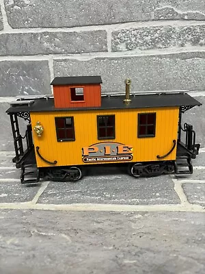 New Bright G Scale Train Pie Pacific Intermountain Express Caboose P.I.E Orange • $9.99