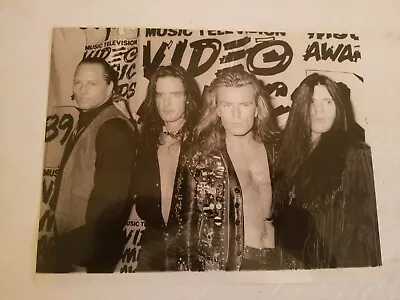 PRESS CELEB PHOTO.9 X7 .1989 THE CULT AT MTV AWARDS*k1 • $5.88