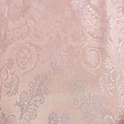 Acetate Viscose Jacquard Lining Fabric Pink/Lilac 140cm Wide By The Half Metre • £4.50