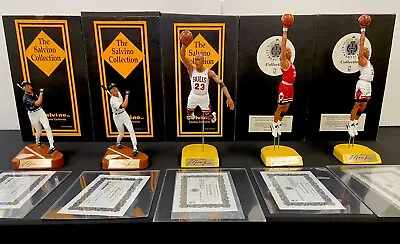 *COLLECTION Of 5* MICHAEL JORDAN Salvino Statues ALL Limited Edition #323 • $2699.50