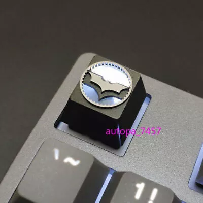 Batman Keycap For Keyboard Light Transmission Metal Key Cap Gifts New Marvel 1PC • $20.02