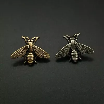 Metal Gold Silver Retro Small Bee Insect Brooch Men's Suit Coat Shirt Lapel Pin • £3.99