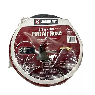 JobSmart 3/8 Inch X 50ft PVC Air Hose #3434004 • $21.20
