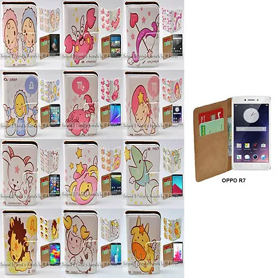 For OPPO Series 12 Zodiac Star Signs Print Wallet Mobile Phone Case Cover #1 • $13.98