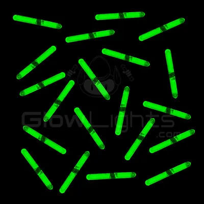 $19.99 • Buy (250) 1.5  Mini Glow Sticks - Neon Green - Fishing Glo Light - Kids Dj Party