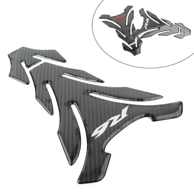 Tank Pad Oil Gas Sticker Decal Protector Fit Yamaha R6 YZFR6 YZF600 Carbon Fiber • $22.30