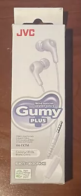 JVC Gumy Plus Earbuds With Mic White • $12